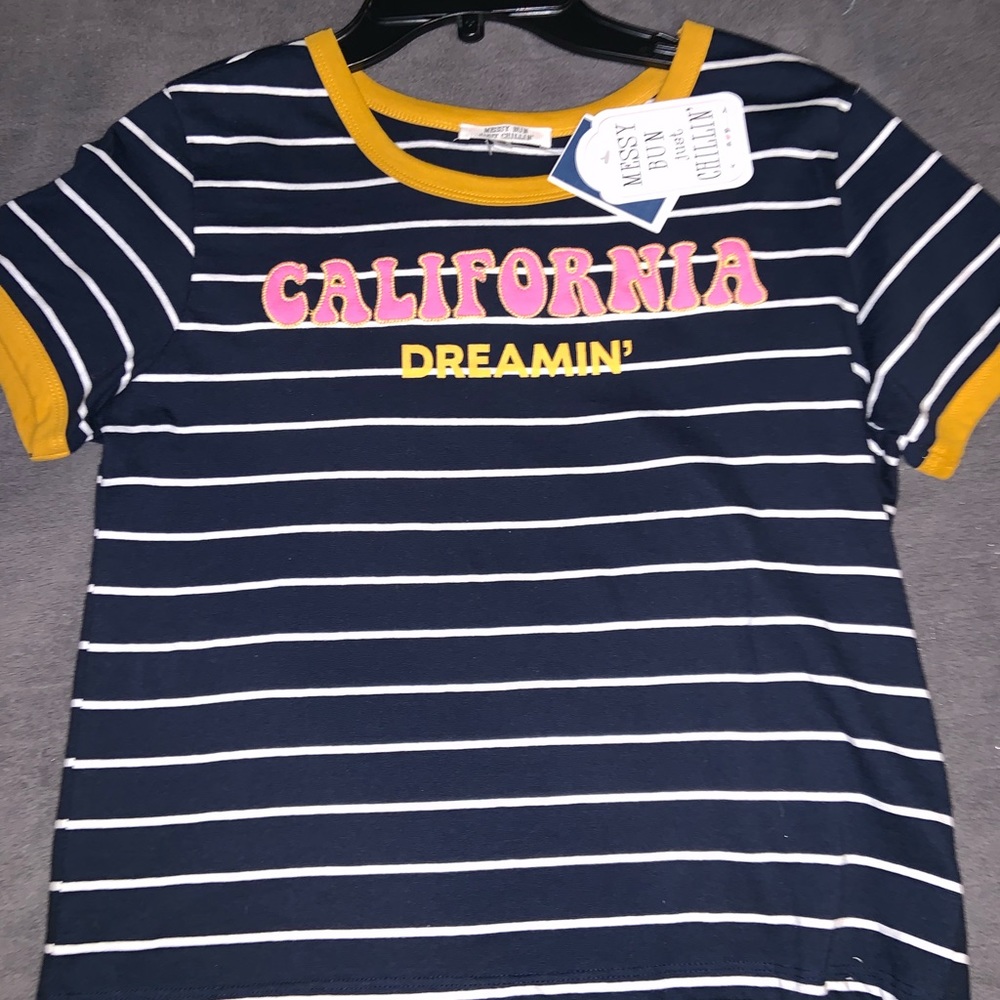 california dreamin’ striped tee
